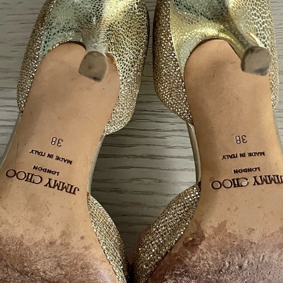 ✨ Jimmy Choo Gold pumps sz38 ✨ - Picture 3 of 6